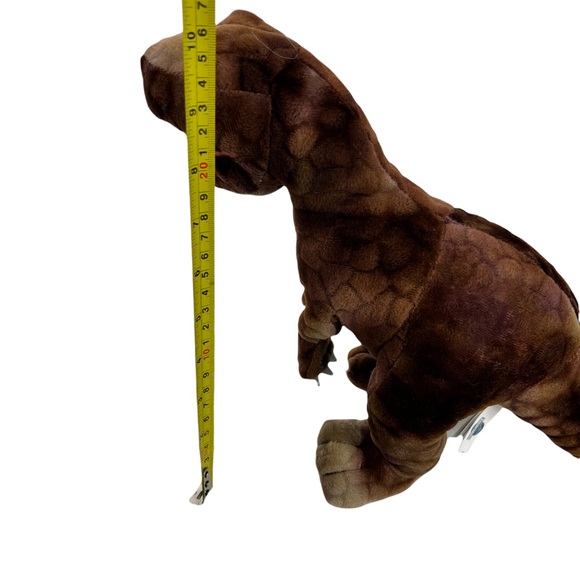 Jurassic World Brown Dinosaur T-Rex Plush 10” X 13” Stuffed Toy EUC - Picture 10 of 10